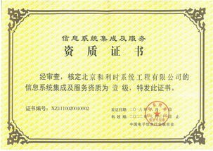 和利時(shí)再度通過(guò)信息系統(tǒng)集成及服務(wù)最高等級(jí)資質(zhì)認(rèn)定，彰顯卓越技術(shù)實(shí)力